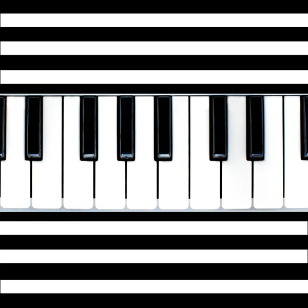 stock image Stripy piano abstract