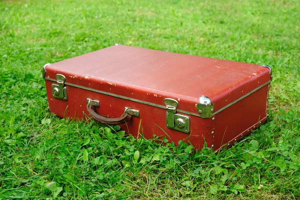 stock image Old shattered suitcase