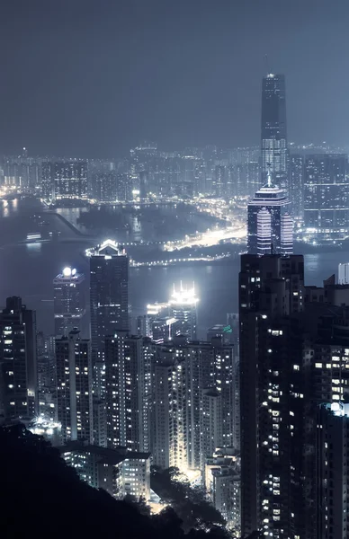 都市の夜のシーン — ストック写真