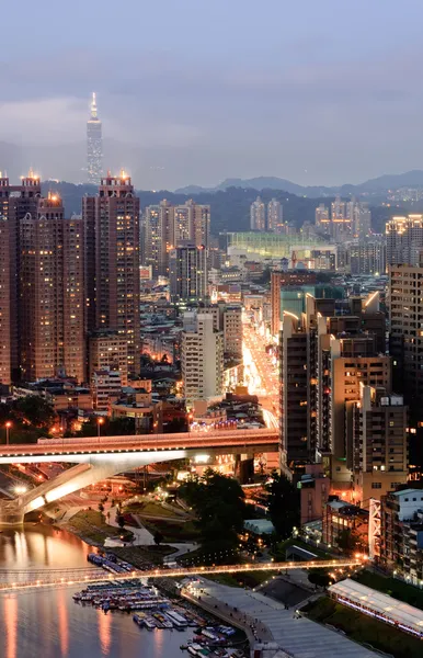 Paisaje urbano de Taipei — Foto de Stock