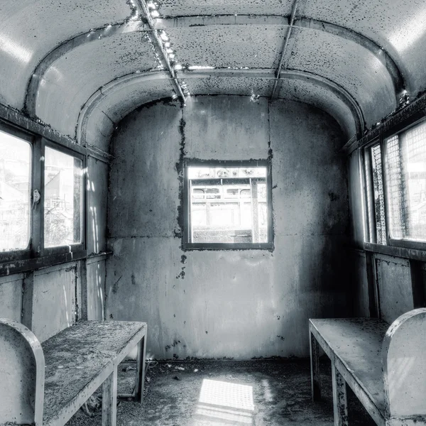 Interior of railway carriage — Stock Photo, Image
