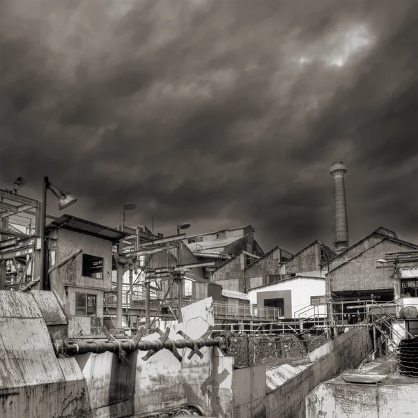 Ruína industrial — Fotografia de Stock
