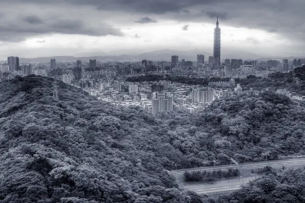 Paisagem urbana de taipei — Fotografia de Stock