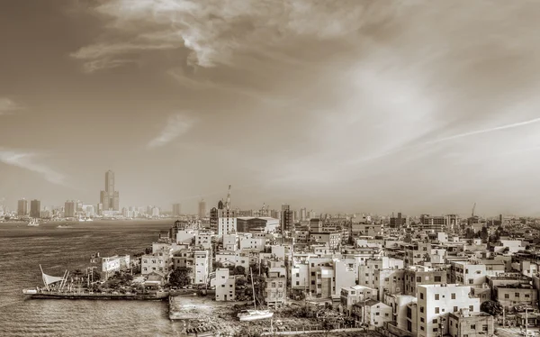 Panoráma města z přístavu — Stock fotografie