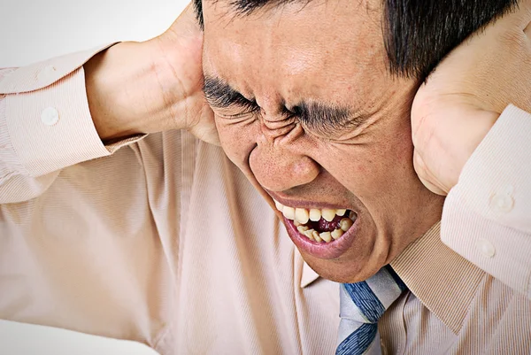 Business man with stress — Stock Photo, Image