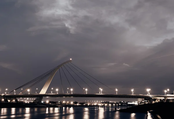 Nacht van brug — Stockfoto