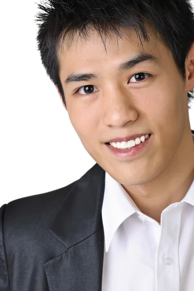 Closeup retrato de asiático empresário — Fotografia de Stock