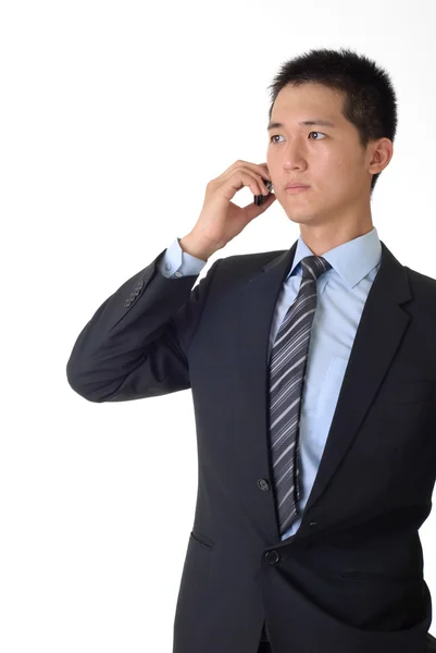 Affärsman på telefon — Stockfoto