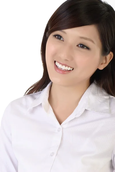 Happy smiling businesswoman — Stock Photo, Image