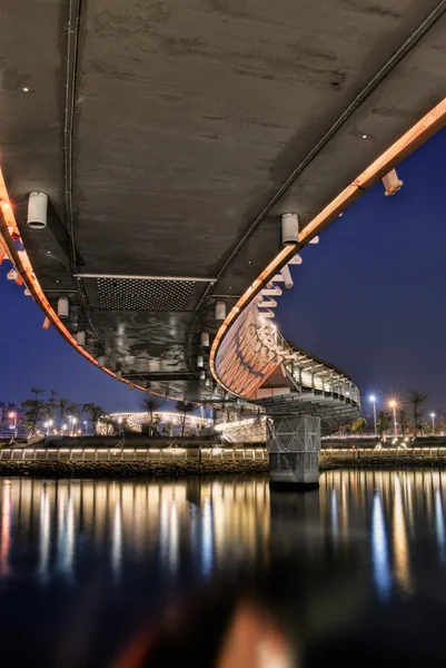 Bridge in night — Stock Photo, Image