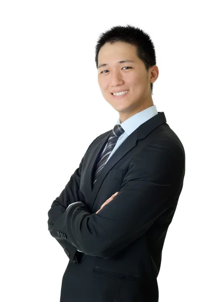Feliz joven hombre de negocios — Foto de Stock