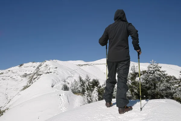 Альпініст, ходьба — стокове фото