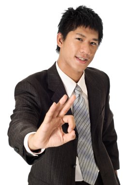 Young businessman clipart