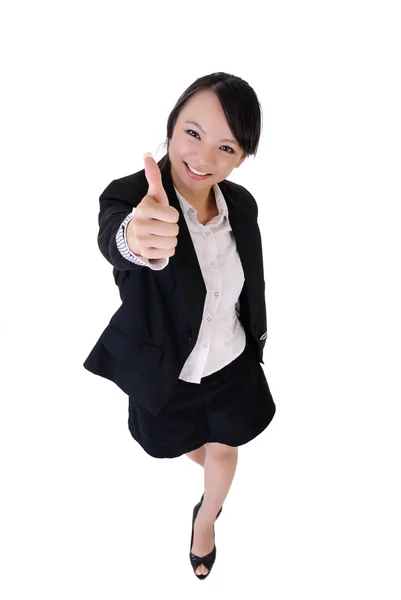Feliz sonriente mujer de negocios —  Fotos de Stock