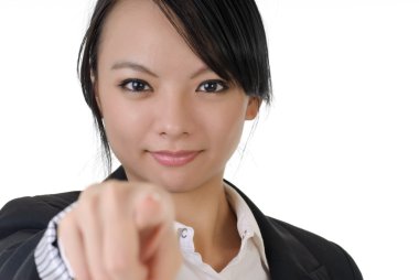 Asian business woman clipart