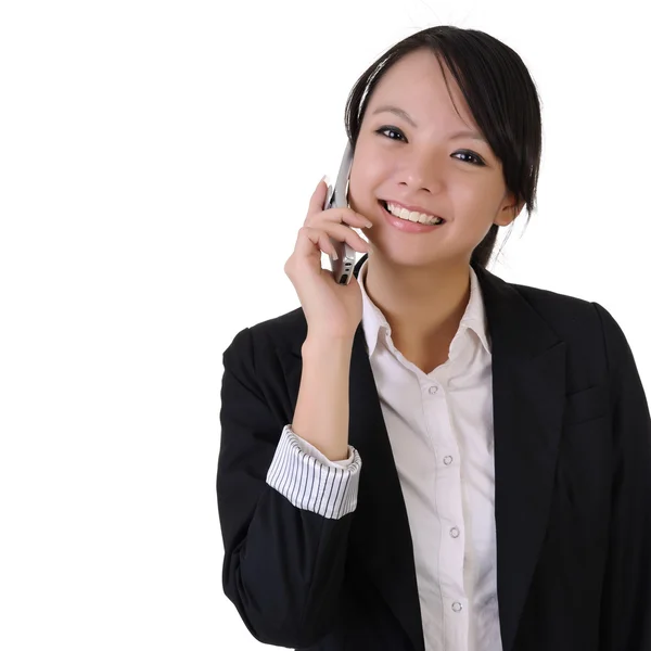 Business woman with cellphone — Stock Photo, Image