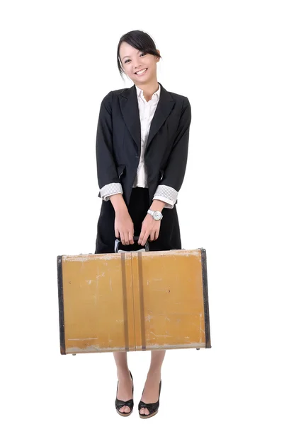 Geschäftsfrau auf Reisen — Stockfoto