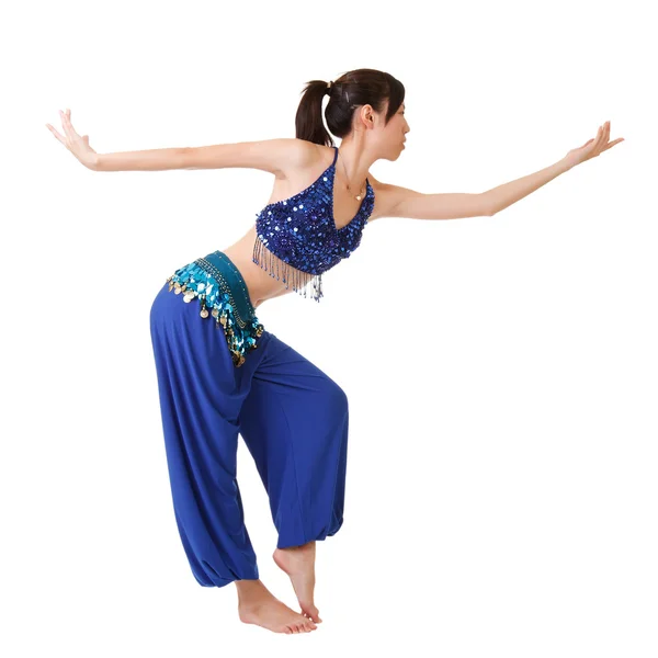 Bailarina atractiva bailando — Foto de Stock