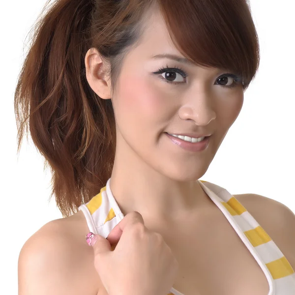 Cute asijské žena — Stock fotografie