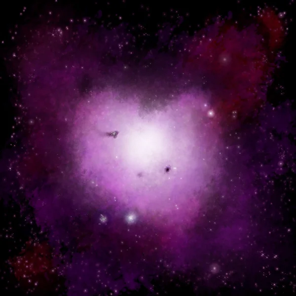 Heart Nebula space romantic background — Stock Photo, Image
