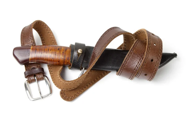 Old hunting knife with strap — Stock Photo, Image