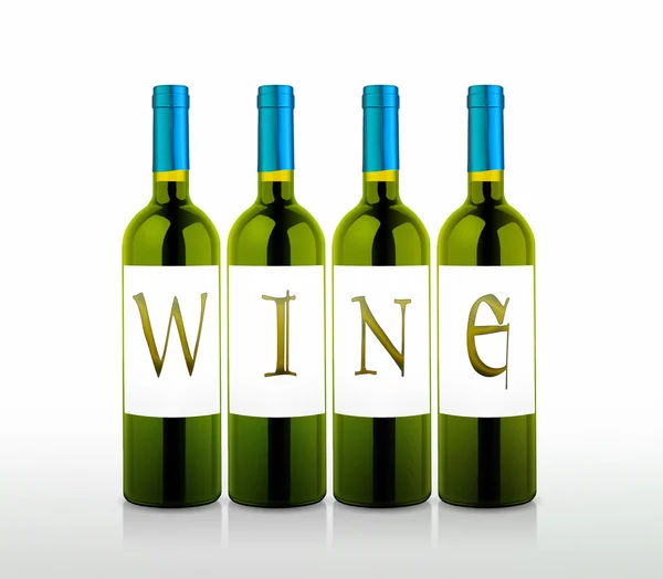 Sticle de vin — Fotografie, imagine de stoc
