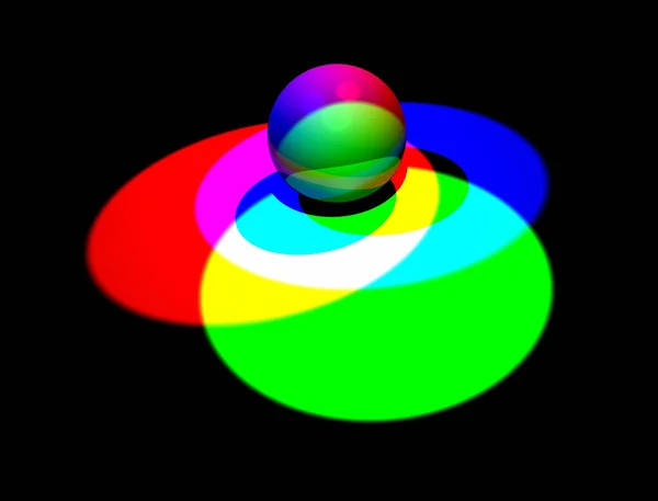 Oświetlenie RGB — Zdjęcie stockowe