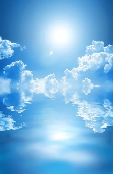Blå himmel ocean — Stockfoto