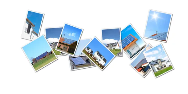 Collage Solar — Stockfoto