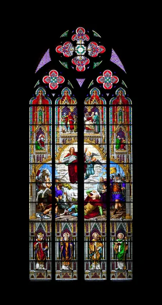 Kirchenfenster Köln — Stockfoto
