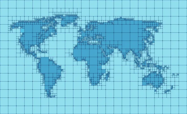 Mapa de la Tierra — Foto de Stock