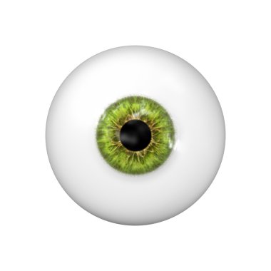 Eye green clipart