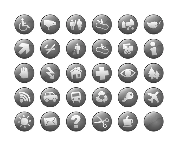 Símbolos web ícones — Fotografia de Stock