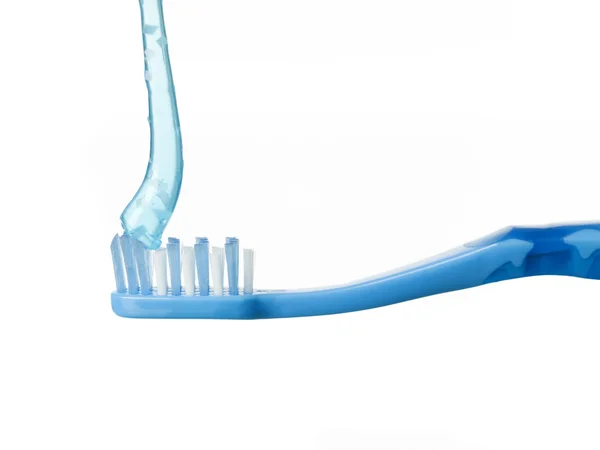 Mavi diş fırçası — Stok fotoğraf