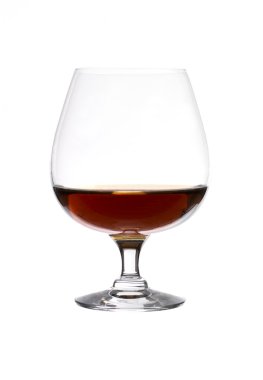 Glass of brandy clipart