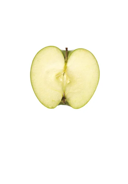 Geteilter Apfel — Stockfoto