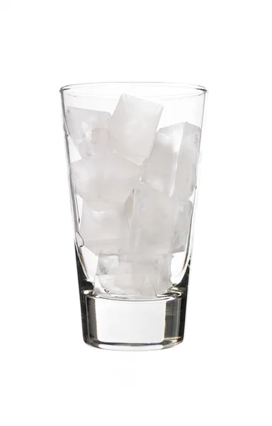 Glas mit Eis — Stockfoto