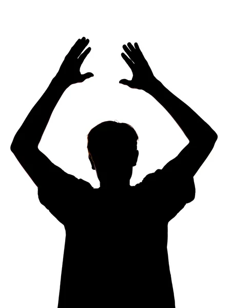 Rapaz batendo palmas — Fotografia de Stock