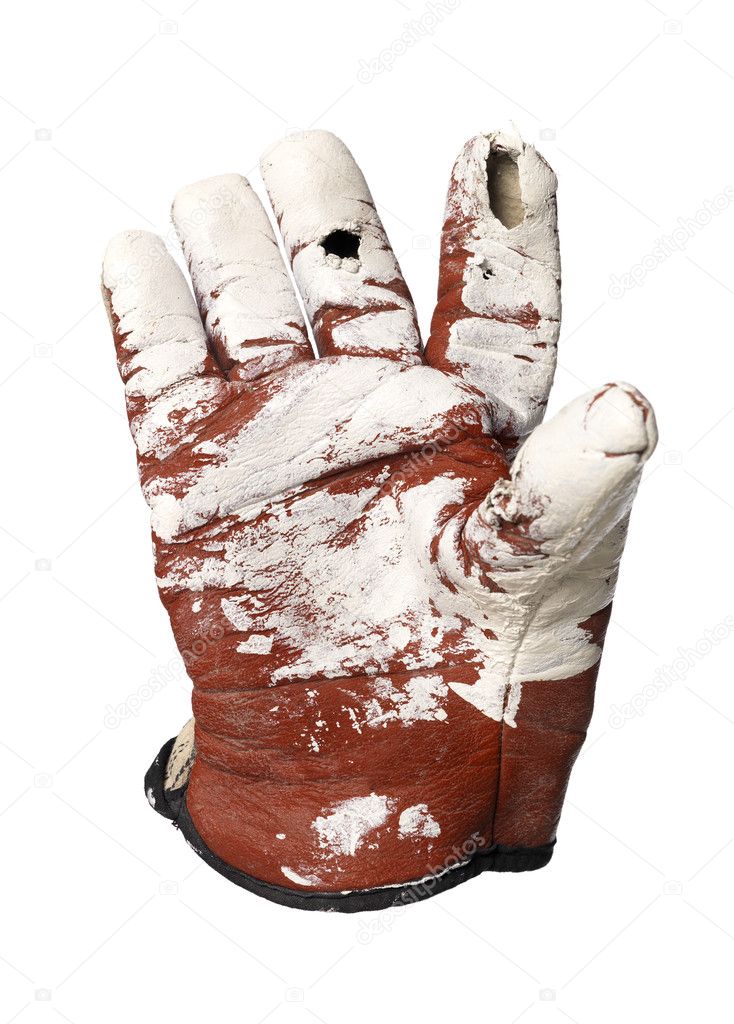 Dirty protection glove