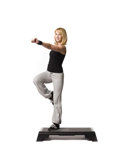 Mujer haciendo ejercicio —  Fotos de Stock