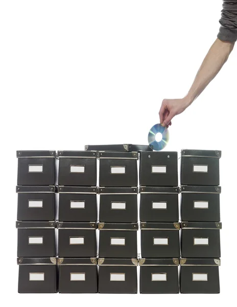 Storage boxes — Stock Photo, Image