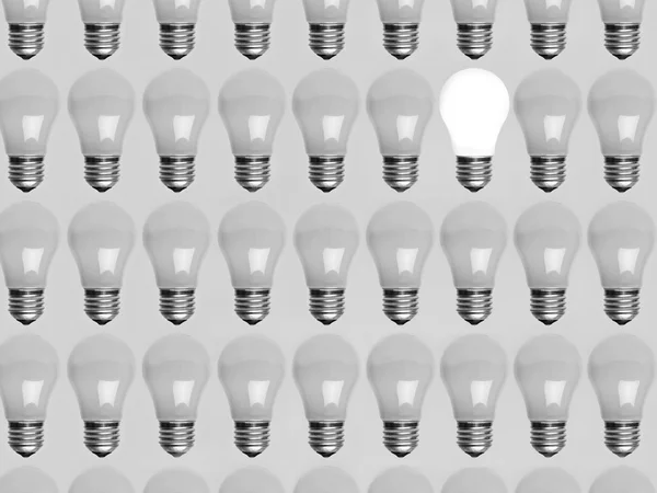 Light bulbs — Stockfoto