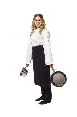 Female chef clipart