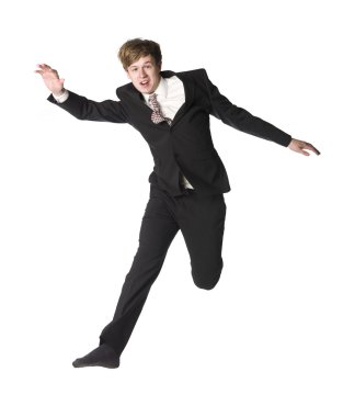 Jumping man clipart