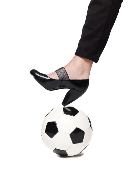 Fotball. — Fotografia de Stock