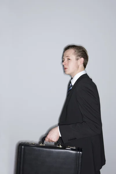 Man with a briefcase — Stock Photo, Image