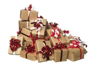 Christmas presents clipart