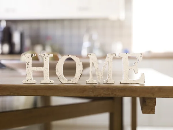 Home with antique letters — Stock Photo, Image