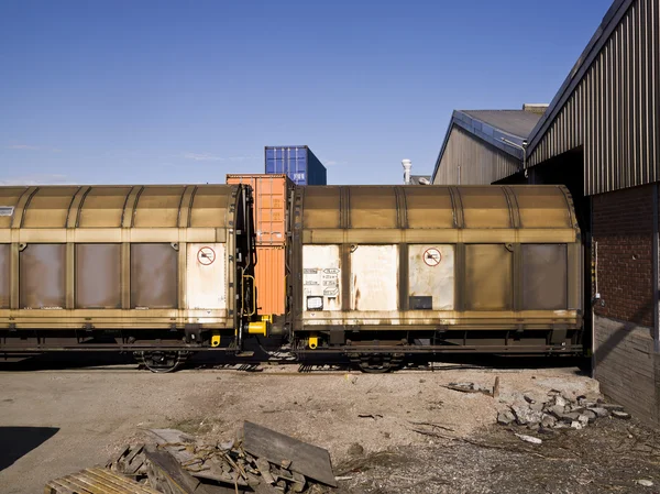 Worn Cargo Train — Stock Photo, Image