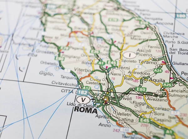 Mapa online de Roma — Foto de Stock